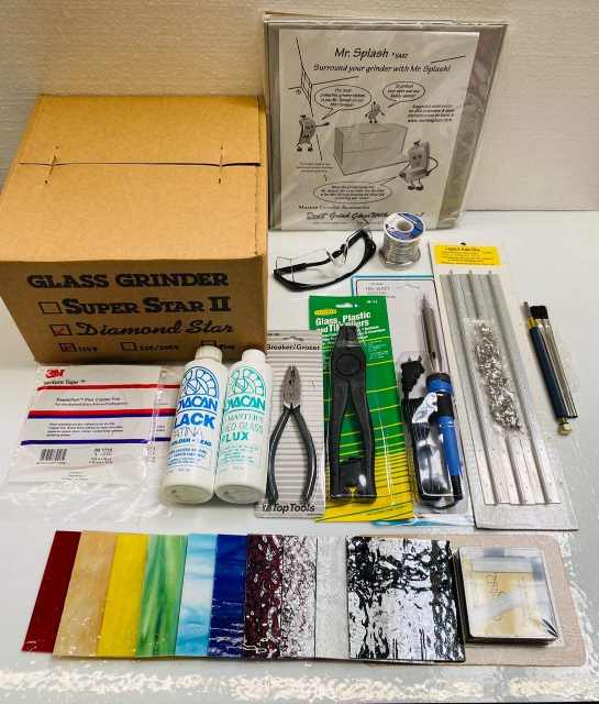 Deluxe Stained Glass Start-Up Kit (15 Items)