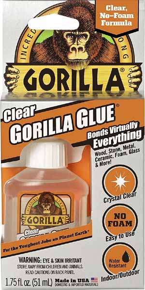 2- Gorilla Clear Glue for Stained Glass